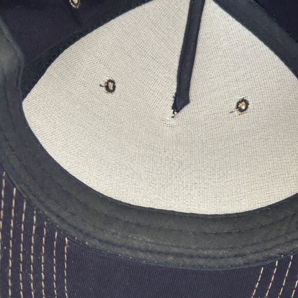 Firefighter Bear Hug California Navy Trucker Baseball Hat Cap Adjustable - Picture 4 of 9